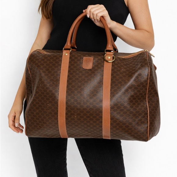 Authentic Celine Travel Bag With Chained Pouch!  COA INCLUDED!! - Picture 2 of 16